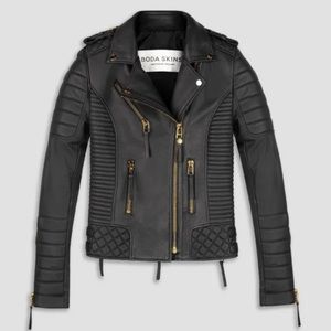 BODA SKINS Kay Michaels 100% Leather Jacket